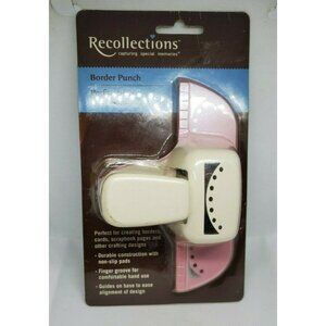 Recollections Dotted Arch Finger Groove Border Punch – 1.5" Precision